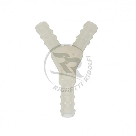 Pieza en "Y" para línea de combustible.